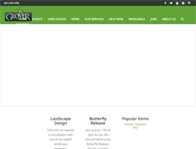 Tablet Screenshot of glovernursery.com